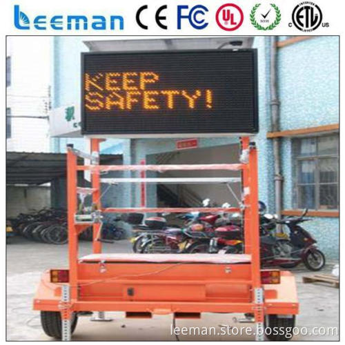 led trailer board mobile billboard trailer outdoor led advertising board